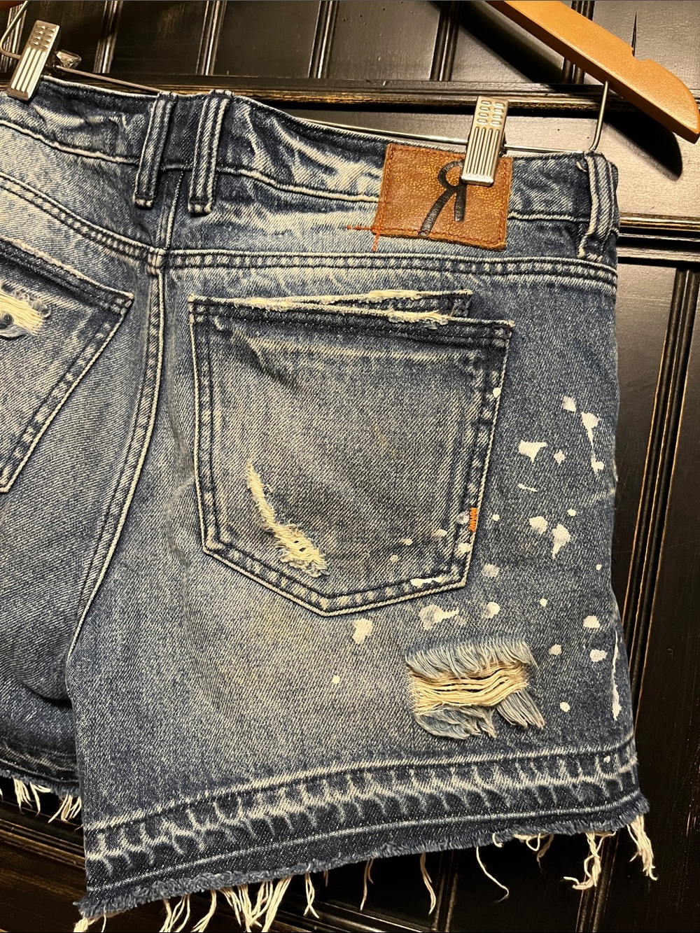 Remix By Rock Revival Distressed denim shorts size 29 - Picture 9 of 15